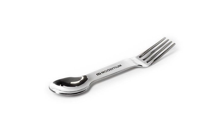 Modernum spork i rostfritt, Universal