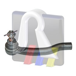 Styrled, framaxel vänster Rts 91-02394-2 RTS