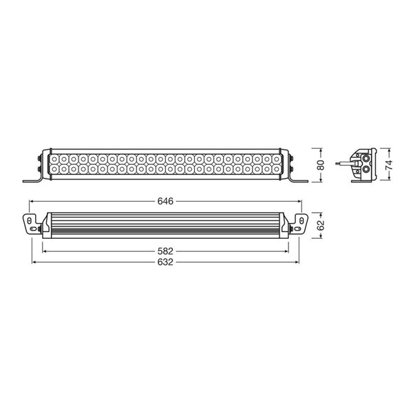 Led Ljusramp Vx500-cb - 12/24v, Universal Lampa LEDDL118CB Lampa Led Ljusramp Vx500-cb - 12/24v, Universal Lampa LEDDL118CB Lampa