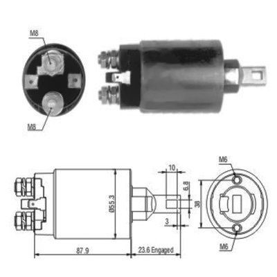 Magnetswitch, startmotor Meat & doria 46024 MEAT & DORIA