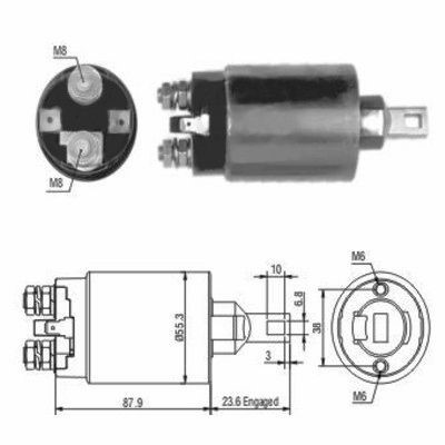 Magnetswitch, startmotor Meat & doria 46026 MEAT & DORIA