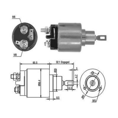 Magnetswitch, startmotor Meat & doria 46030 MEAT & DORIA