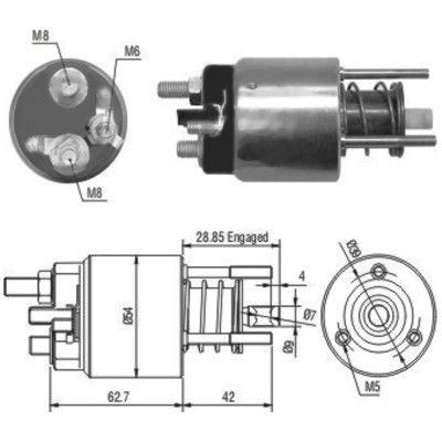 Magnetswitch, startmotor Meat & doria 46050 MEAT & DORIA Magnetswitch, startmotor Meat & doria 46050 MEAT & DORIA