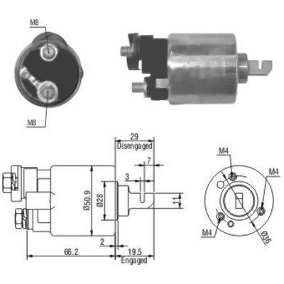 Magnetswitch, startmotor Meat & doria 46052 MEAT & DORIA Magnetswitch, startmotor Meat & doria 46052 MEAT & DORIA