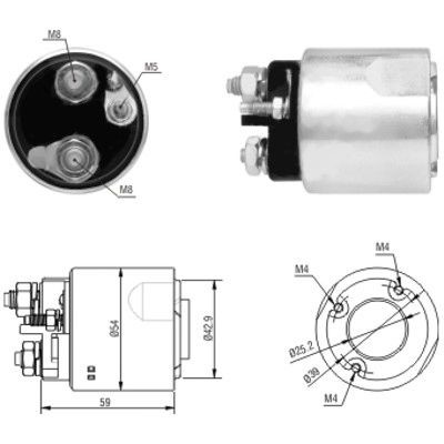 Magnetswitch, startmotor Meat & doria 46062 MEAT & DORIA Magnetswitch, startmotor Meat & doria 46062 MEAT & DORIA