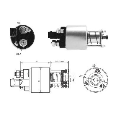 Magnetswitch, startmotor Meat & doria 46294 MEAT & DORIA Magnetswitch, startmotor Meat & doria 46294 MEAT & DORIA