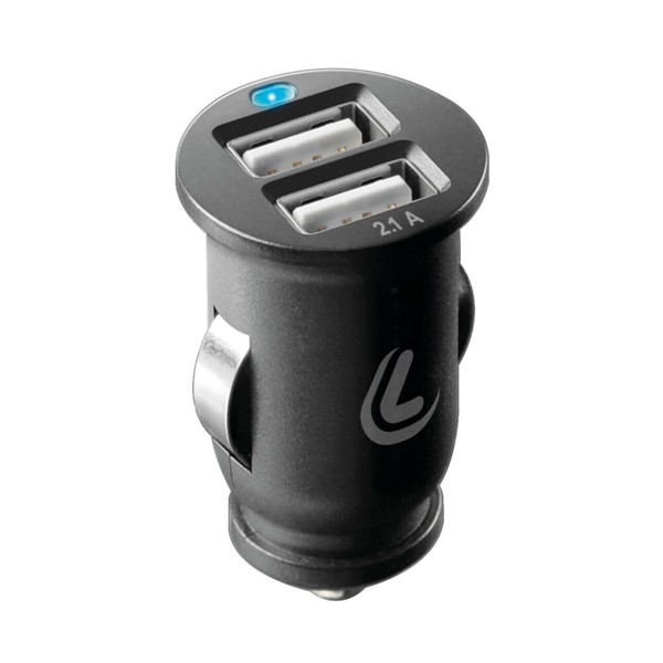 2 in 1 Usb-laddare - 2100 ma - 12/24v, Universal Lampa