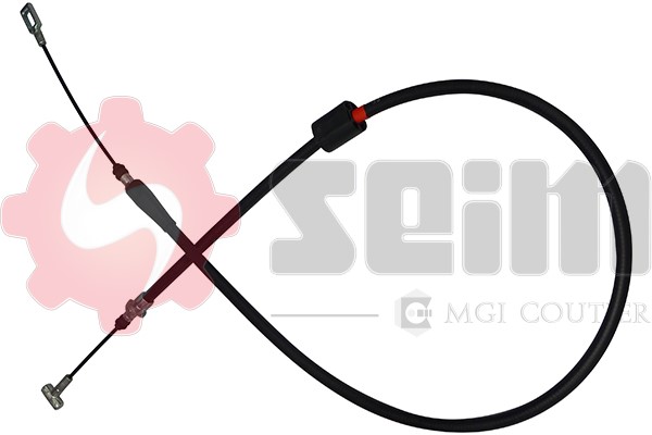 Vajer, manuell transmission, Höger bak, Vänster bak Seim 554973 SEIM
