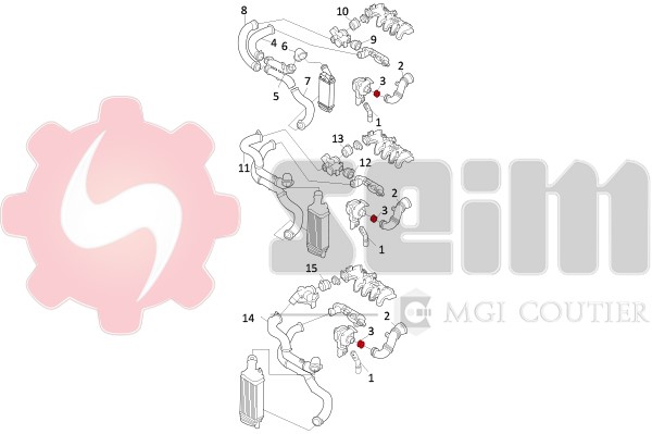 Laddluftslang Seim 981125 SEIM