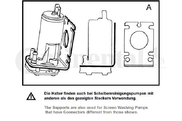 Spolarpump 12V Continental/vdo 246-075-015-001Z Continental/VDO