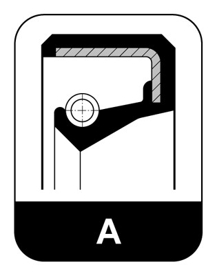 Oljepackningsring, vevaxel, Fram Elring 040.606 ELRING