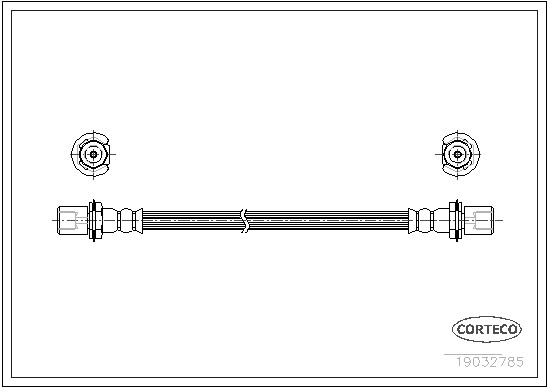 Bromsslang, Framaxel Corteco 19032785 CORTECO Bromsslang, Framaxel Corteco 19032785 CORTECO