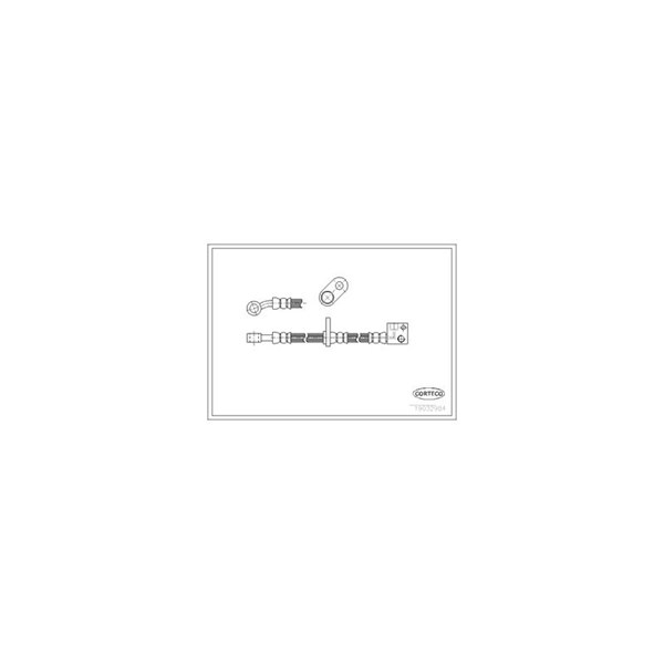 Bromsslang, Framaxel Corteco 19032984 CORTECO