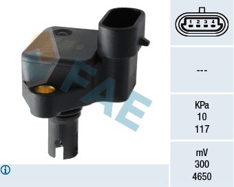 Sensor, insugstryck Fae 15066 FAE