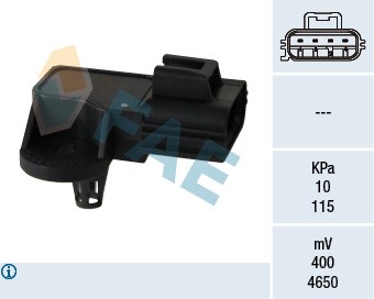 Sensor, insugstryck Fae 15088 FAE