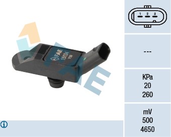 Sensor, insugstryck Fae 15134 FAE