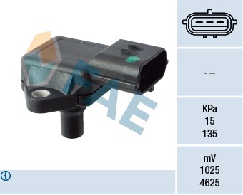 Sensor, insugstryck Fae 15140 FAE