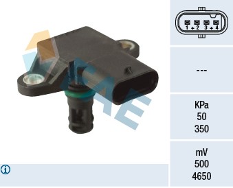 Sensor, insugstryck, Insugsgrenrör Fae 15142 FAE