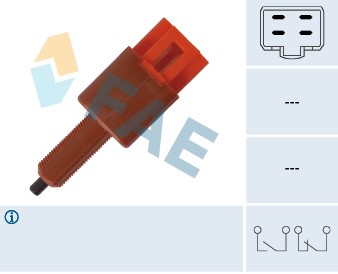 Bromsljuskontakt Fae 24455 FAE Bromsljuskontakt Fae 24455 FAE