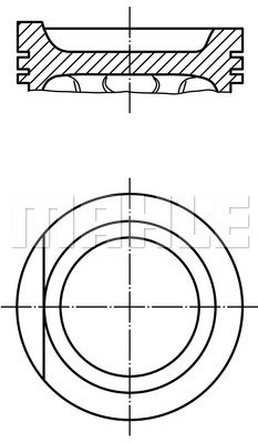 Kolv Mahle 034 78 00 MAHLE