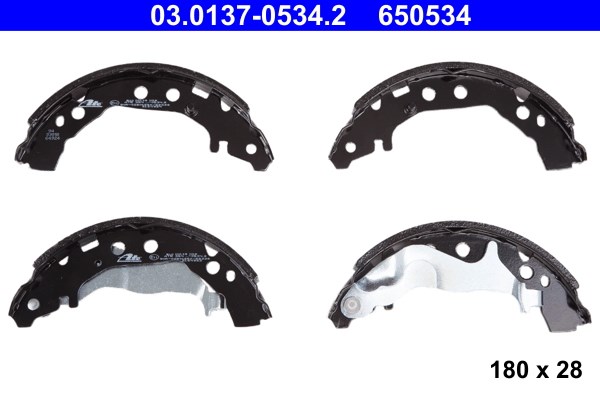 Bromsbackar, sats, Bakaxel Ate 03.0137-0534.2 ATE