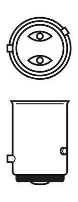 Glödlampa BOSCH Pure Light BL P21/4w BAZ15d Bosch 1 987 301 015 BOSCH