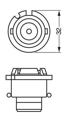 Xenonlampa BOSCH D2S P32d-2 12V Bosch 1 987 302 910 BOSCH