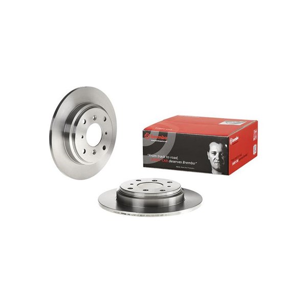 Bromsskiva Solid, Bakaxel Brembo 08.9139.10 BREMBO