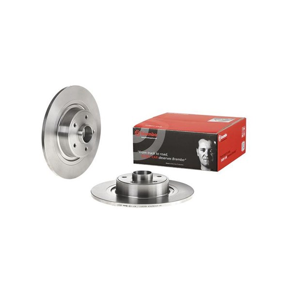 Bromsskiva Solid, Bakaxel, Framaxel Brembo 08.A239.27 BREMBO