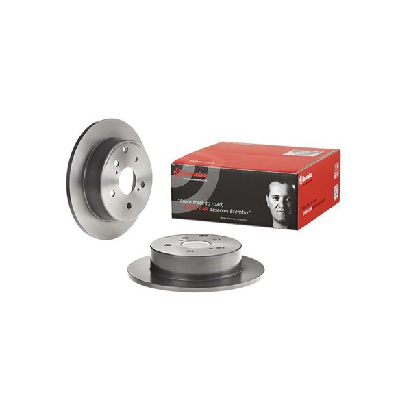Bromsskiva Solid, Bakaxel Brembo Coated disc line 08.A714.11 BREMBO