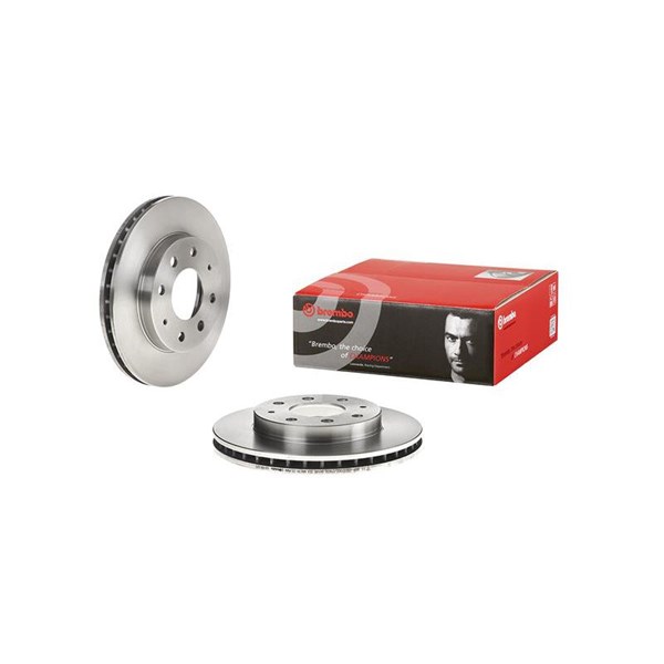 Bromsskiva Ventilerad, Framaxel Brembo 09.7043.20 BREMBO