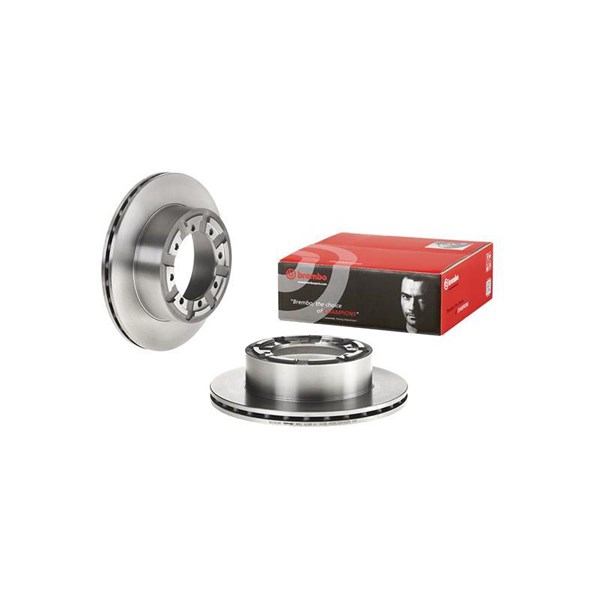 Bromsskiva Ventilerad, Bakaxel Brembo 09.7263.30 BREMBO