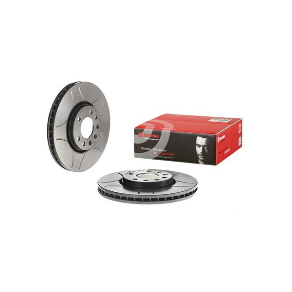 Bromsskiva Ventilerad, Framaxel Brembo Brembo max line 09.9162.75 BREMBO