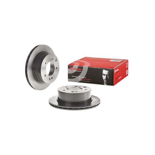 Bromsskiva Ventilerad, Bakaxel Brembo Coated disc line 09.A453.11 BREMBO