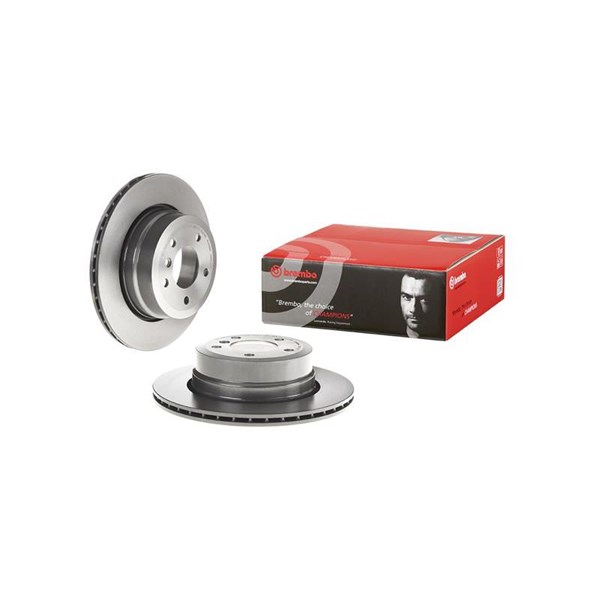 Bromsskiva Ventilerad, Bakaxel Brembo Coated disc line 09.B313.11 BREMBO