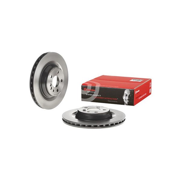 Bromsskiva Ventilerad, Bakaxel Brembo Coated disc line 09.B842.11 BREMBO