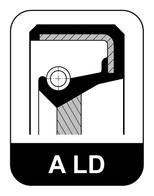 Oljepackningsring, vevaxel, på växellådssidan Elring 513.326 ELRING