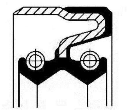 Oljetätningsring, fördelarväxel, Framaxel, Inre, Ingång Corteco 4 CORTECO