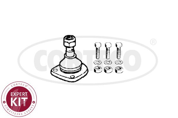 Kulled / Spindelled, Tvåsidig, Nedre Corteco 49400507 CORTECO