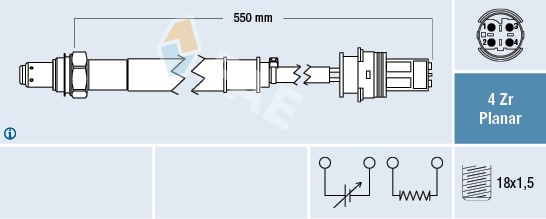 Lambdasond, Cylinder 1, Cylinder 2, Cylinder 3 Fae 77442 FAE