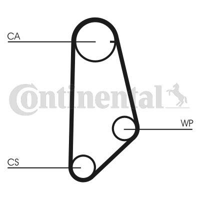 Kamrem Contitech CT635 CONTITECH Kamrem Contitech CT635 CONTITECH