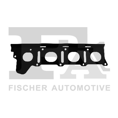 Packning, avgas, grenrör, Vänster, Cylindriskt huvud Fa1 414-055 FA1