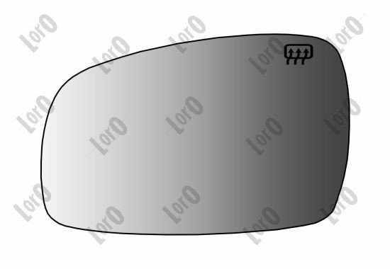 Spegelglas, yttre spegel, Vänster