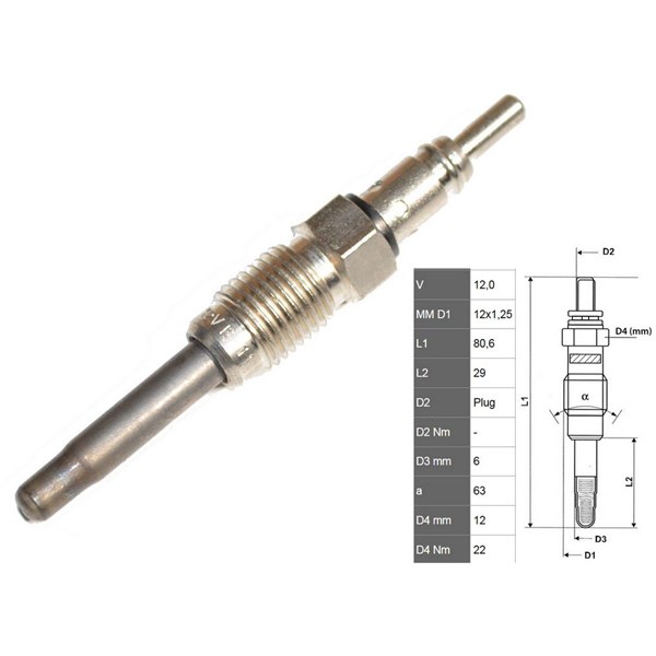 Glödstift Fast FT82725 FAST