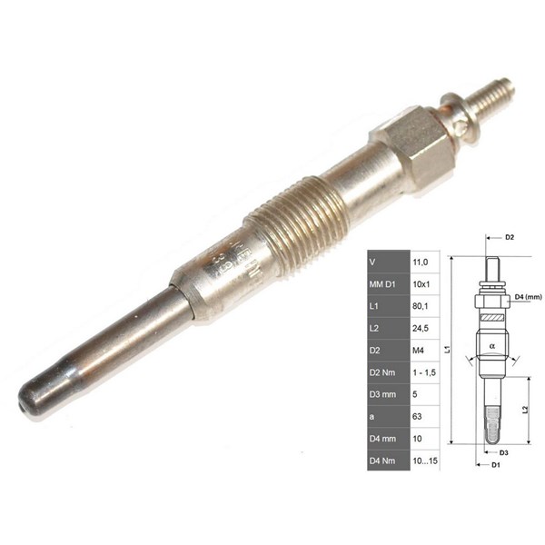 Glödstift Fast FT82727 FAST