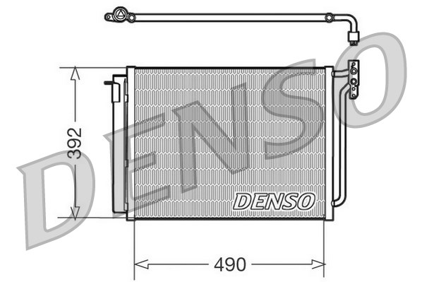 Kondensor, klimatanläggning Denso DCN05009 DENSO