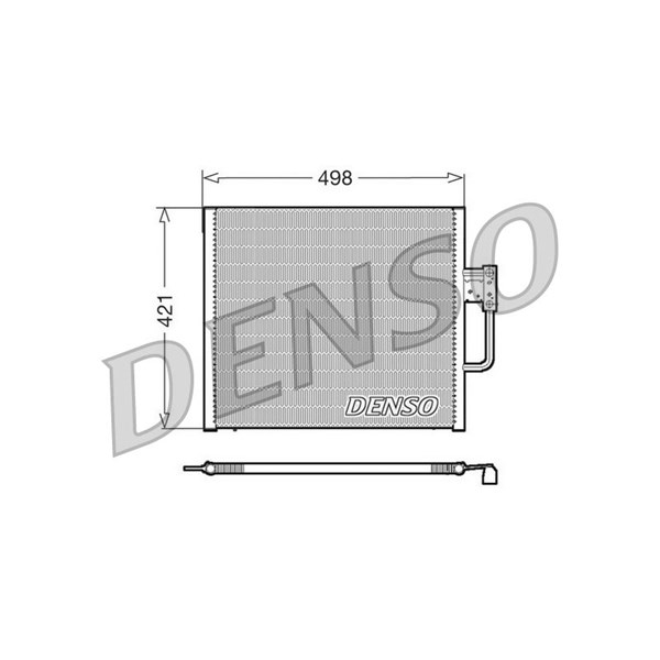 Kondensor, klimatanläggning Denso DCN05015 DENSO