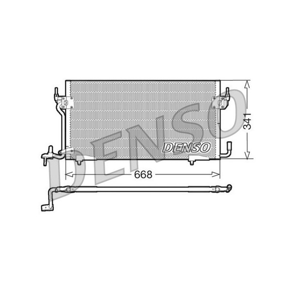 Kondensor, klimatanläggning Denso DCN07060 DENSO