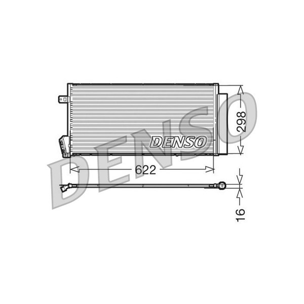 Kondensor, klimatanläggning Denso DCN09018 DENSO