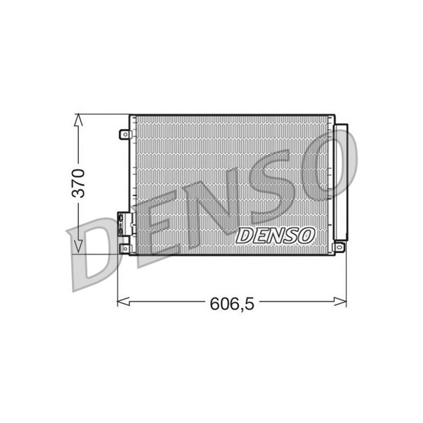 Kondensor, klimatanläggning Denso DCN09045 DENSO